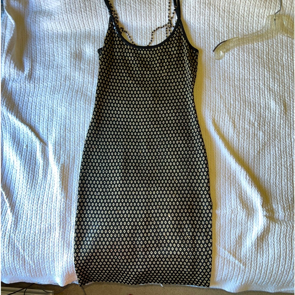 MAKE OFFER!! St. John Evening black sequined dress, size 4
